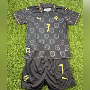 Portugal Ronaldo kids soccer kit.